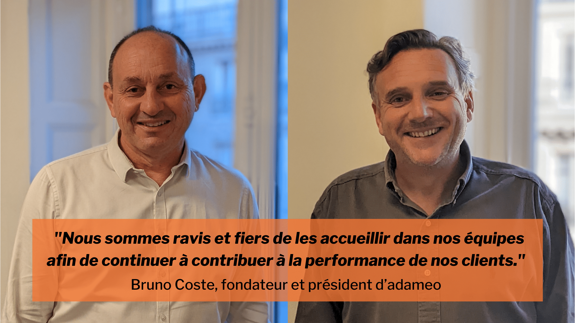 Nomination : Fabrice MATTEI et Cyrille JOURDAIN rejoignent adameo en tant qu’Associés